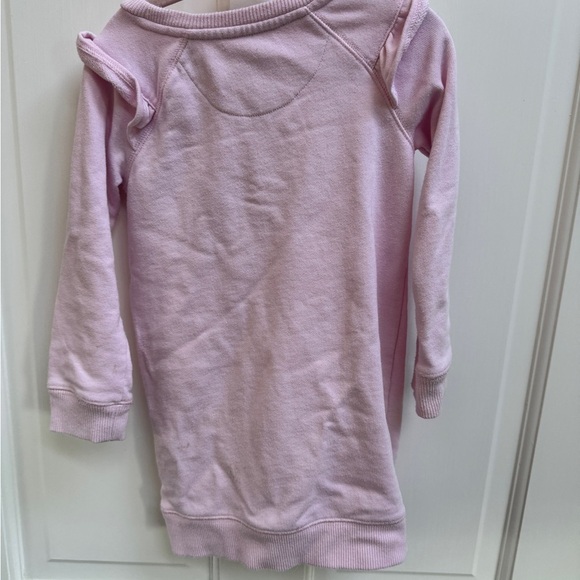 Spotted Zebra 3T Girls Pink Sweater Dress w/ Fuzzy Appliqué Love Design VDay - Picture 5 of 5